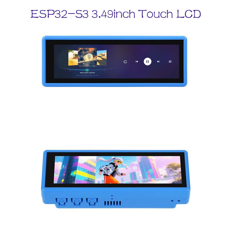 Waveshare Esp32 - ESP32-S3 3.49インチ IPS タッチ開発ボード、172×640 ディスプレイ、ESP32-S3R8 デュアルコア、Wi-Fi/BLE