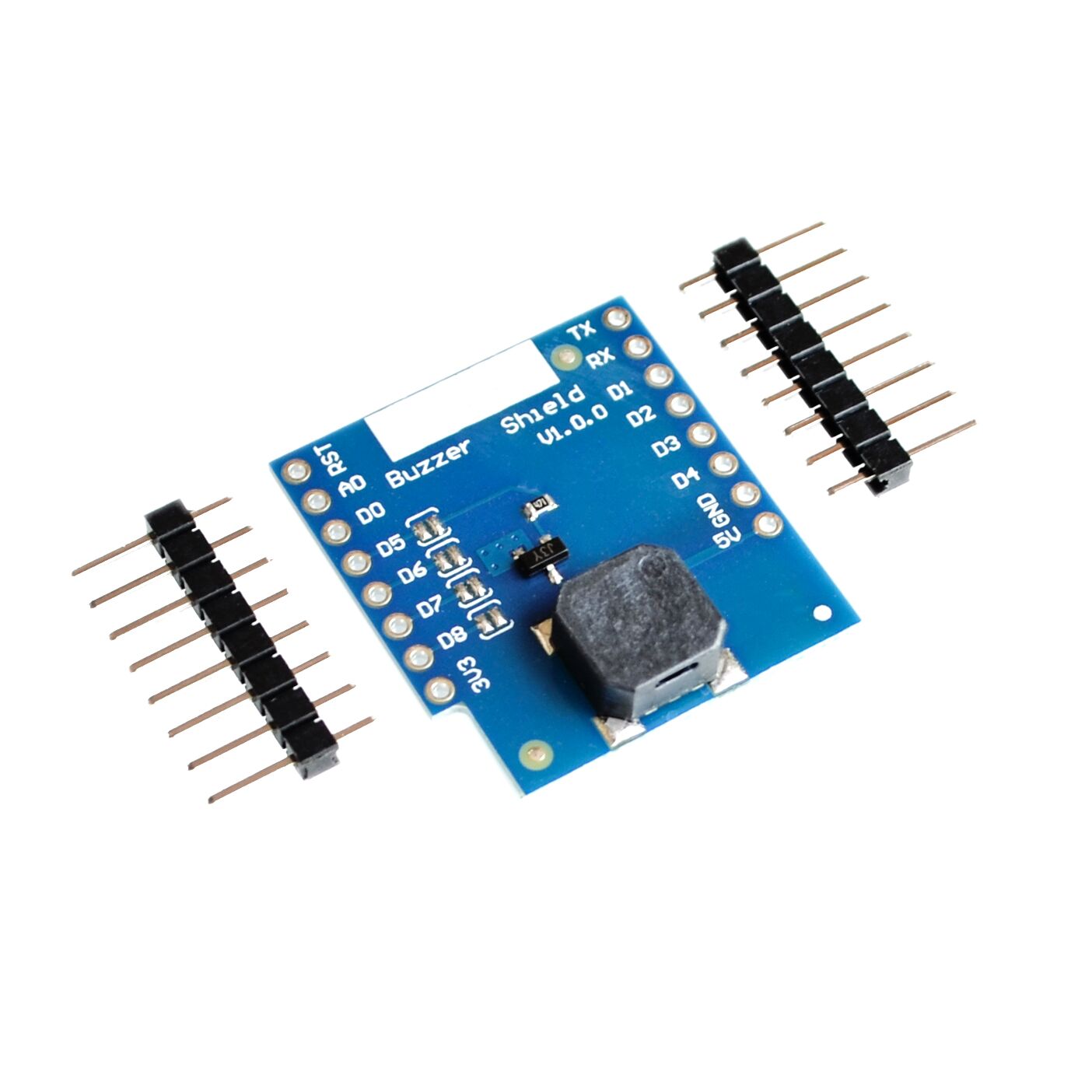 Wemos D1 Mini - WEMOS D1 mini 用ブザーシールド V1.0.0