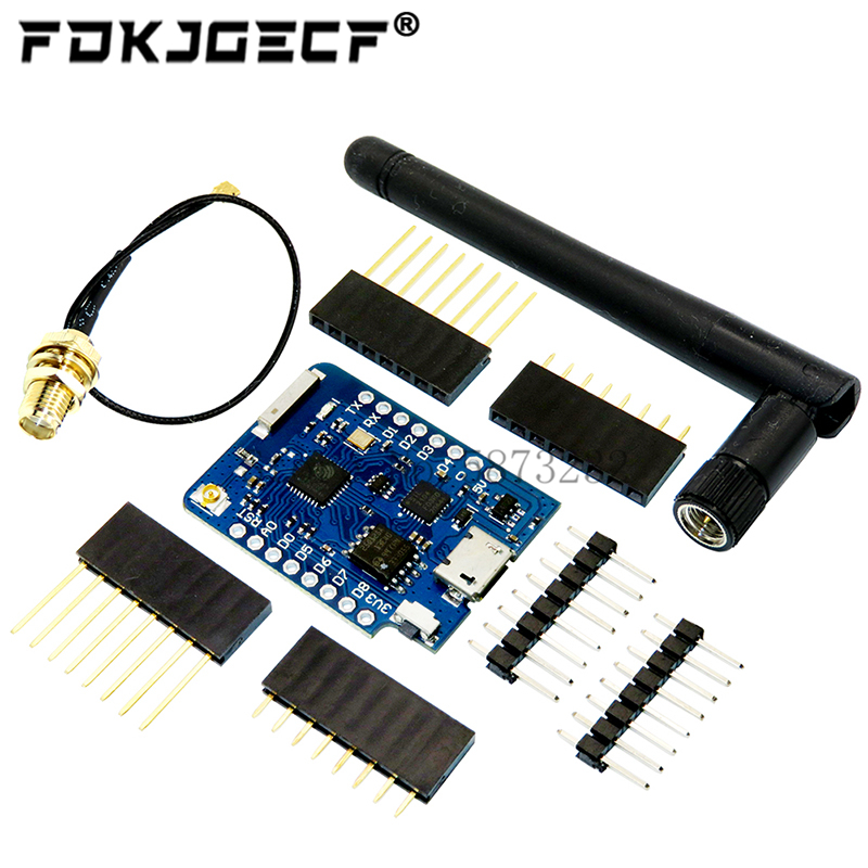 D1 Mini Pro - Wemos d1 mini pro 4m 16mバイト外部コネクタnodemcuベースesp8266