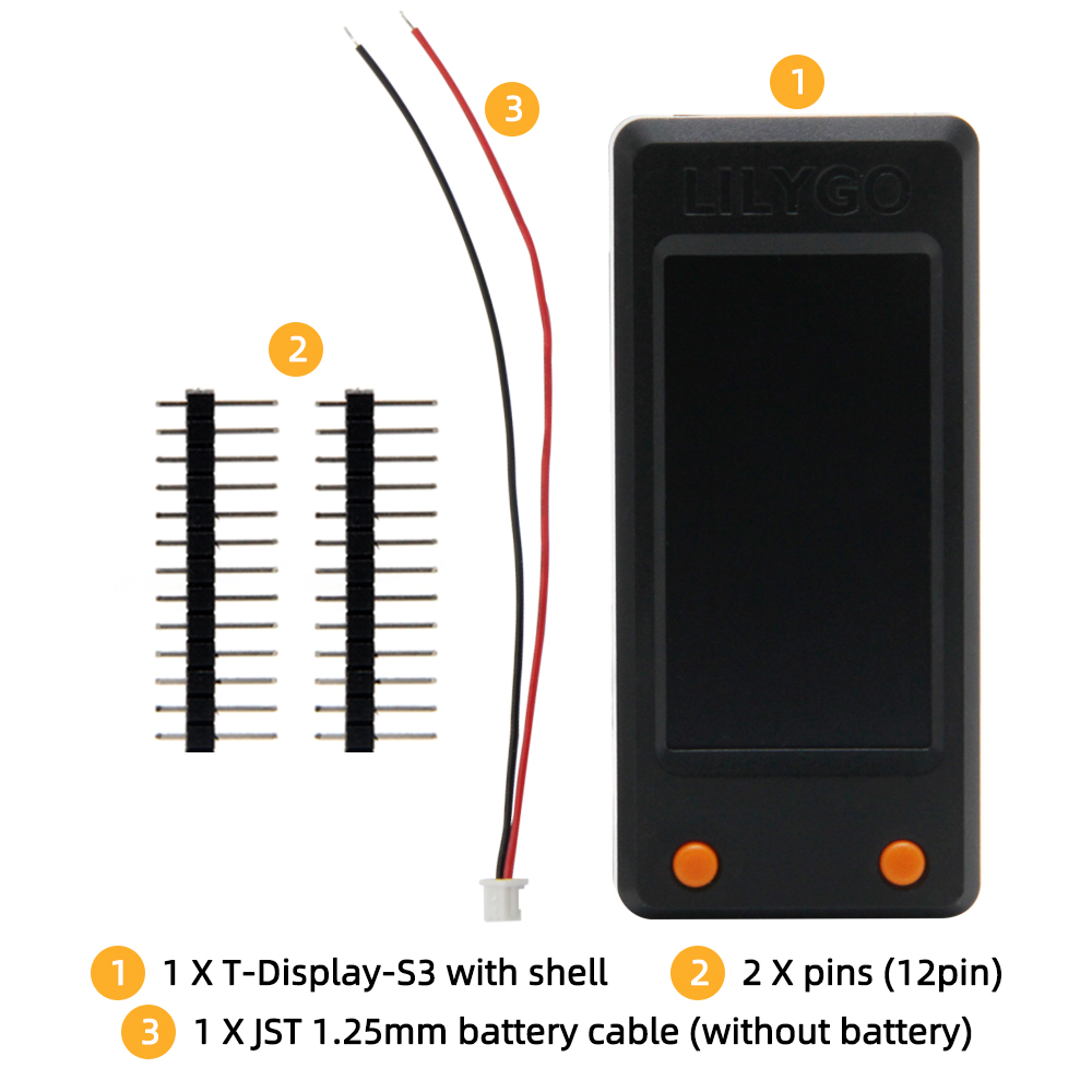 Ttgo Tdisplay - TTGO T-Display-S3 1.9インチ IPS TFT LCDディスプレイモジュール
