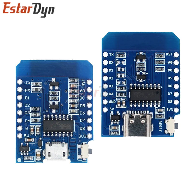 D1 ミニ TYPE-C/マイクロ ESP8266 ESP- - Nodemcuv2 のレビューと価格