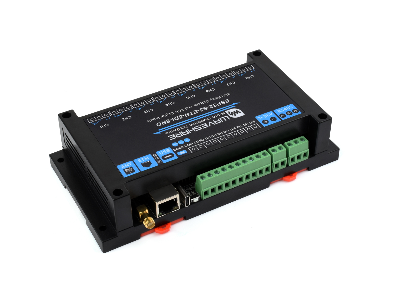 Waveshare 産業用 8 チャンネル ESP32-S3 - Doit Esp32 のレビューと価格