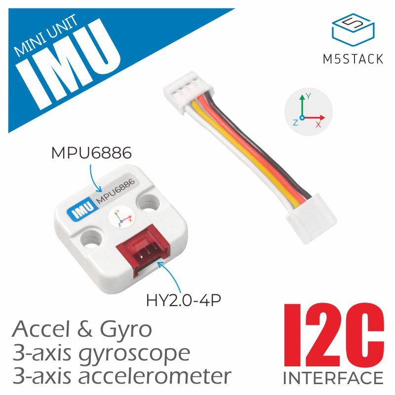 M5スタック公式6軸imuユニット (mp6886) - M5Stack のレビューと価格