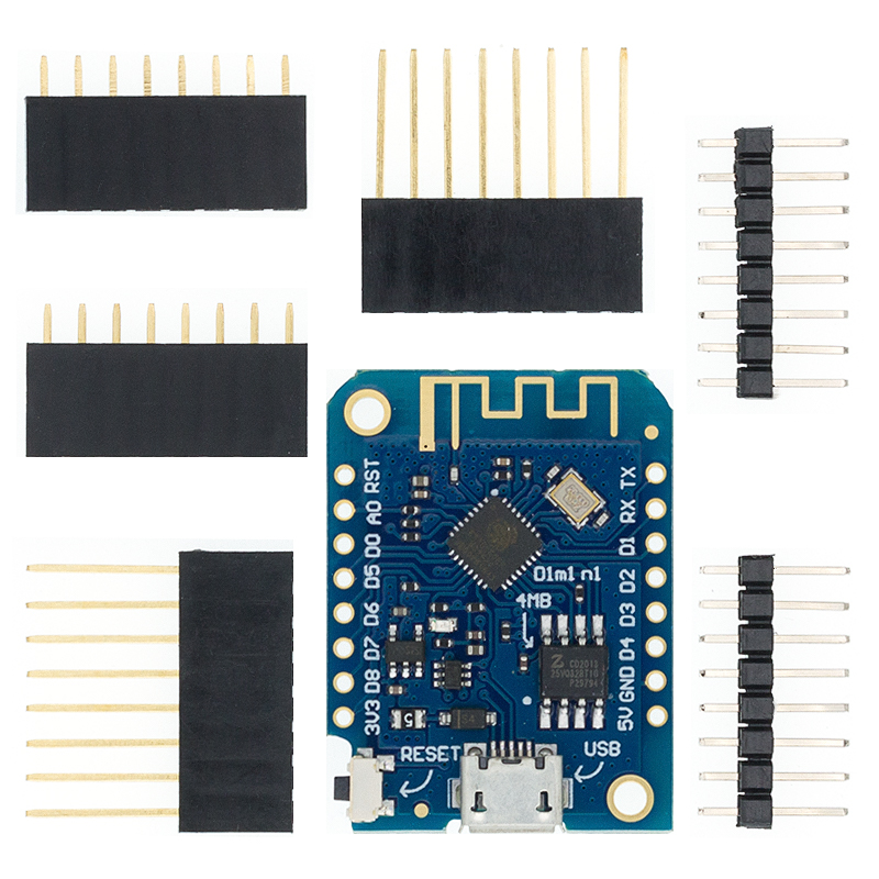 マイクロ USB/タイプ C USB WeMos D1 ミニ - Nodemcuv2 のレビューと価格