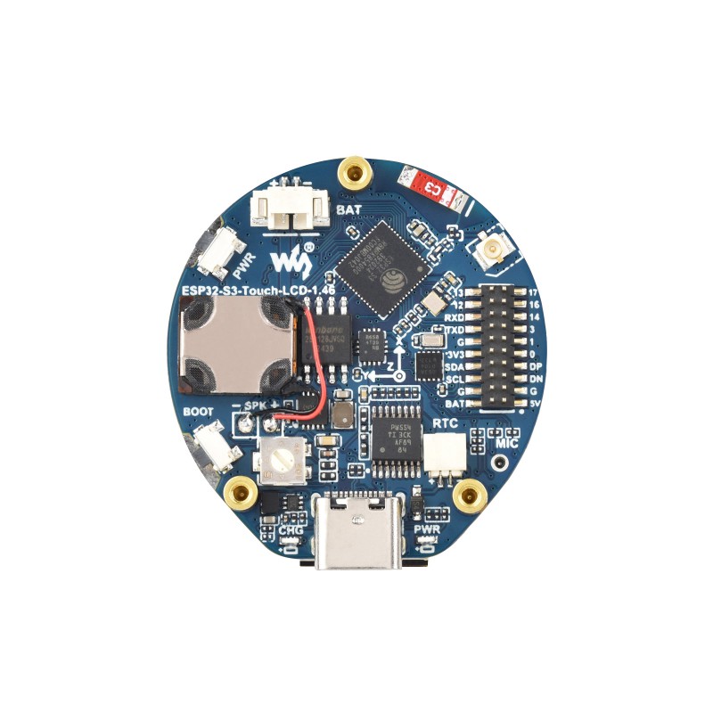 ESP32-S3開発ボード 1.46インチ丸型スクリーン 4 - Lolin S3 のレビューと価格