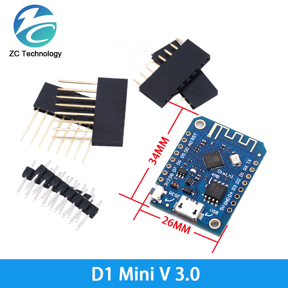 D1 Mini esp8266,ESP-12F,340g,u - Wemos D1 のレビューと価格