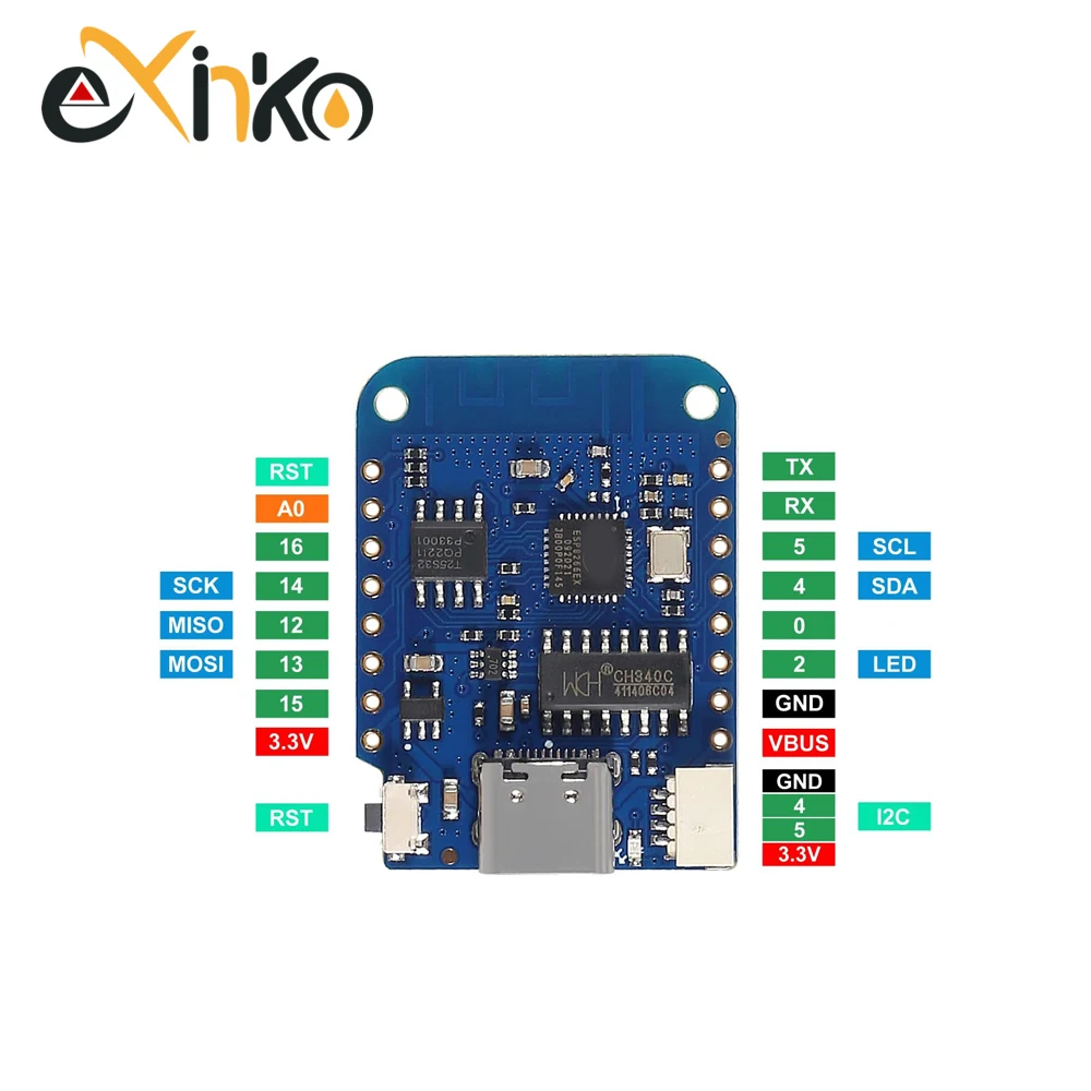 モノのインターネット開発ボード,wifi,nodemcu l - D1 Mini Pro のレビューと価格